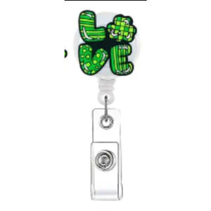 Badge Reel Green